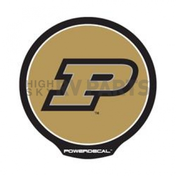 POWERDECAL Decal - Purdue University Logo Black Plastic 4-1/2 Inch - PWR200201