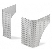 Warrior Products Body Corner Guard - Steel Black Set Of 2 - S903