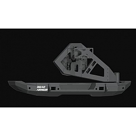Road Armor Bumper Stealth 1-Piece Design Steel Black - 5183R1BTC