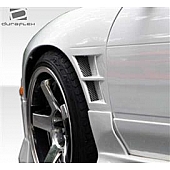 Extreme Dimensions Fender - Fiberglass Reinforced Plastic Black Matte Set Of 2 - 104235