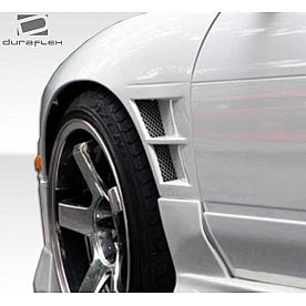 Extreme Dimensions Fender - Fiberglass Black Primered Set Of 2 - 104273