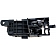 Help! By Dorman Interior Door Handle - Plastic Black Housing With Silver Lever Single - 83856