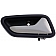 Help! By Dorman Interior Door Handle - Plastic Black Housing With Silver Lever Single - 83860