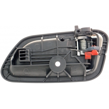 Help! By Dorman Interior Door Handle - Plastic Black Housing With Silver Lever Single - 83860-1