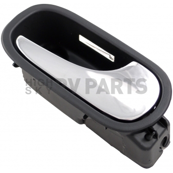 Help! By Dorman Interior Door Handle - Plastic Black Housing With Silver Lever Single - 81869-2