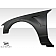 Extreme Dimensions Fender - Fiberglass Black Primered Set Of 2 - 104844