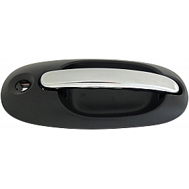 Help! By Dorman Exterior Door Handle - Plastic Silver Lever And Black Housing Single - 93604