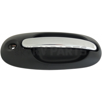 Help! By Dorman Exterior Door Handle - Plastic Silver Lever And Black Housing Single - 93604