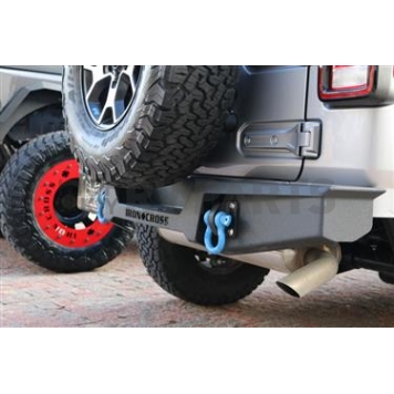 Iron Cross Bumper 1-Piece Stubby Base Steel Black - GP2002