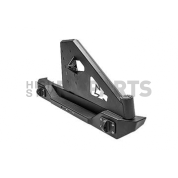 Iron Cross Bumper 1-Piece Stubby Base Steel Black - GP2202