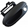 Help! By Dorman Exterior Door Handle - Plastic Black Single - 83171