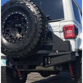Iron Cross Bumper 1-Piece Stubby Base Steel Black - GP2202BUM