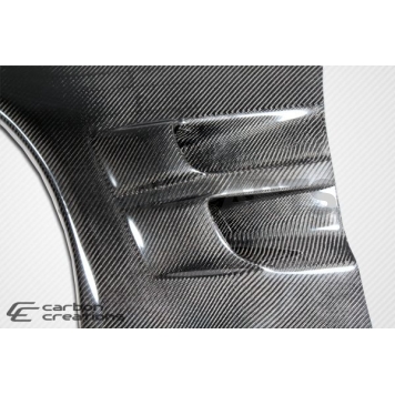 Extreme Dimensions Fender - Carbon Fiber Clear Gloss UV Coated Set Of 2 - 105704
