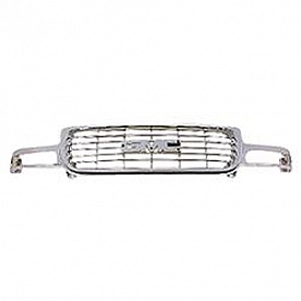 ProEFX Grille - Horizontal Bar Silver ABS Plastic - EFX3450AC
