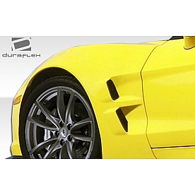 Extreme Dimensions Fender - Fiberglass Black Primered Set Of 2 - 105773
