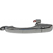 Help! By Dorman Exterior Door Handle - Plastic Silver/ Black Single - 81369