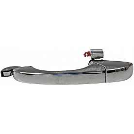 Help! By Dorman Exterior Door Handle - Plastic Silver/ Black Single - 81369
