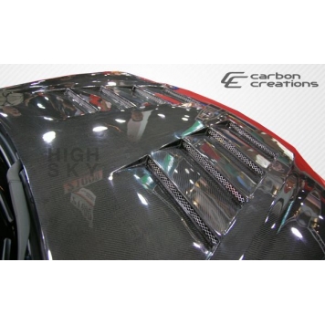Extreme Dimensions Hood - Primered Fiberglass Black - 105837-2