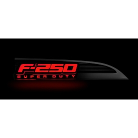 Recon Accessories Emblem - F-250 Super Duty Fenders - 264185RD