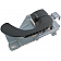 Help! By Dorman Interior Door Handle - Lever Plastic Gray Single - 93183