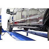 N-Fab Nerf Bar - Truck Wheel to Wheel Black Matte Textured Powder Coated Steel Round - F17100CCTX