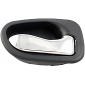 Help! By Dorman Interior Door Handle - Plastic Black Housing With Silver Lever Single - 92206