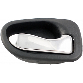 Help! By Dorman Interior Door Handle - Plastic Black Housing With Silver Lever Single - 92206