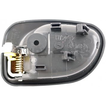 Help! By Dorman Interior Door Handle - Plastic Black Housing With Silver Lever Single - 92206-1