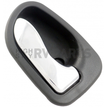 Help! By Dorman Interior Door Handle - Plastic Black Housing With Silver Lever Single - 92206-2