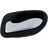 Help! By Dorman Interior Door Handle - Plastic Black Housing With Silver Lever Single - 92207