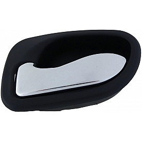 Help! By Dorman Interior Door Handle - Plastic Black Housing With Silver Lever Single - 92207