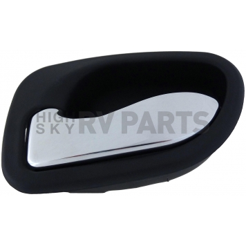 Help! By Dorman Interior Door Handle - Plastic Black Housing With Silver Lever Single - 92207