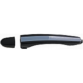 Help! By Dorman Exterior Door Handle - Plastic Black With Silver Insert Single - 92214