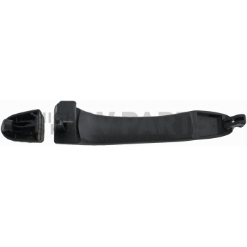 Help! By Dorman Exterior Door Handle - Plastic Black With Silver Insert Single - 92214-1