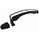 Help! By Dorman Exterior Door Handle - Plastic Black With Silver Insert Single - 92214