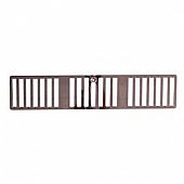 Rugged Ridge Cowl Vent Cover - Slotted Silver Stainless Steel - 1111703
