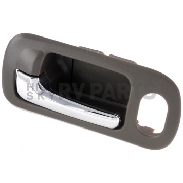 Help! By Dorman Interior Door Handle - Plastic Taupe Housing With Silver Lever Single - 82202-2