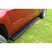 Owens Products Running Board Black Textured Powder Coated Aluminum Stationary - 82351