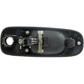 Help! By Dorman Exterior Door Handle - Plastic Silver Lever And Black Housing Single - 93610-1