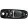 Help! By Dorman Exterior Door Handle - Plastic Silver Lever And Black Housing Single - 93610