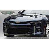 T-Rex Truck Products Bumper Grille Insert Horizontal Bar Powder Coated Silver Aluminum - 25036B