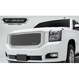 T-Rex Truck Products Grille Insert - Mesh Rectangular Polished Stainless Steel - 54169