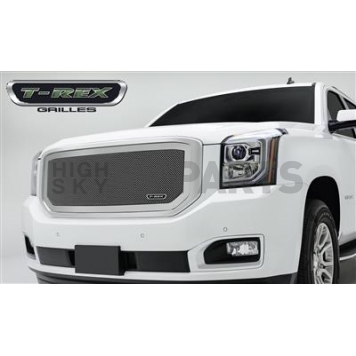 T-Rex Truck Products Grille Insert - Mesh Rectangular Polished Stainless Steel - 54169