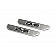 DV8 Offroad Door Sill Protector - Aluminum Silver/ Black  2 Piece - 180014SIL4