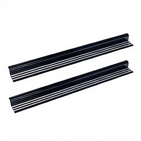 DV8 Offroad Door Sill Protector - Aluminum Silver/ Black - DJP18040AL