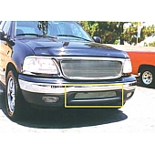 T-Rex Truck Products Bumper Grille Insert Horizontal Bar Polished Silver Billet Aluminum - 25581