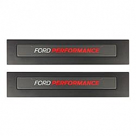 Ford Performance Door Sill Protector - ABS Plastic White Ford/ Red Performance And Black Background Matte  - 613208F15A