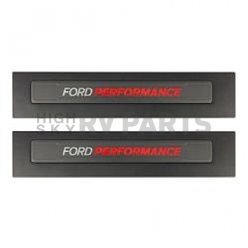 Ford Performance Door Sill Protector - ABS Plastic White Ford/ Red Performance And Black Background Matte  - 613208F15A