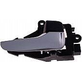 Help! By Dorman Interior Door Handle - Plastic Black Housing With Silver Lever Single - 83690