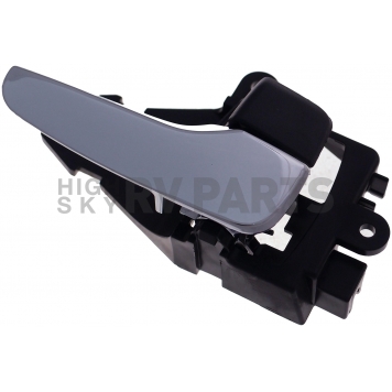 Help! By Dorman Interior Door Handle - Plastic Black Housing With Silver Lever Single - 83690-2